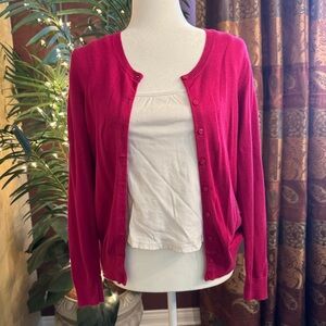 Banana Republic Women's Pink Cardigan Sweater